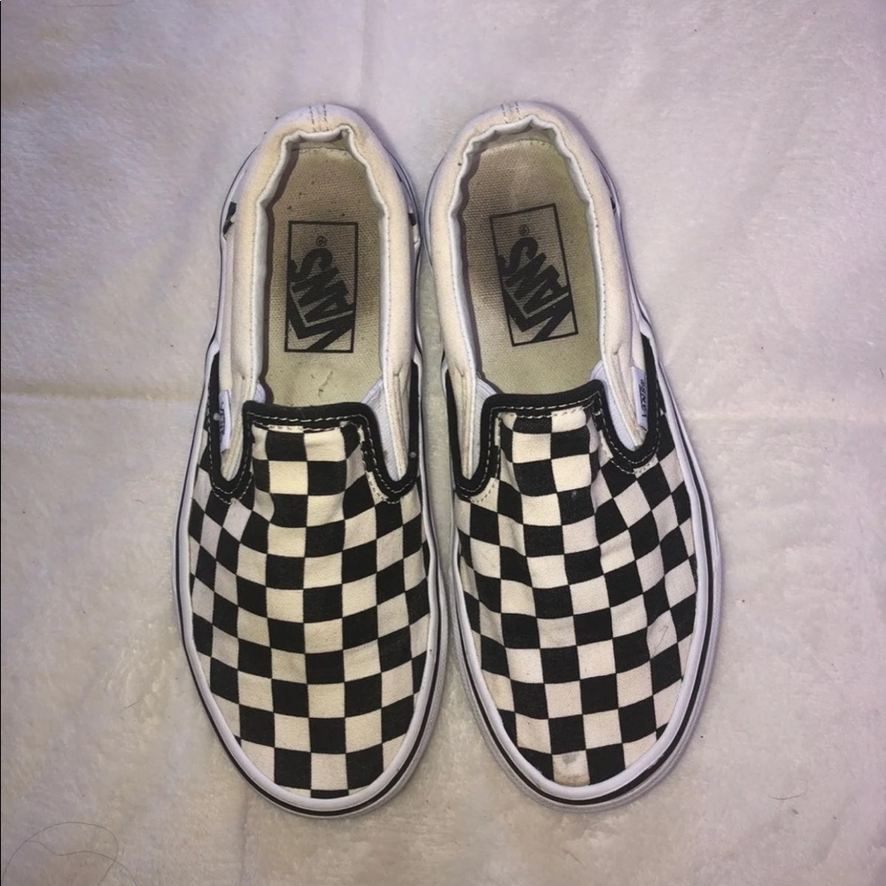 Checkered Vans